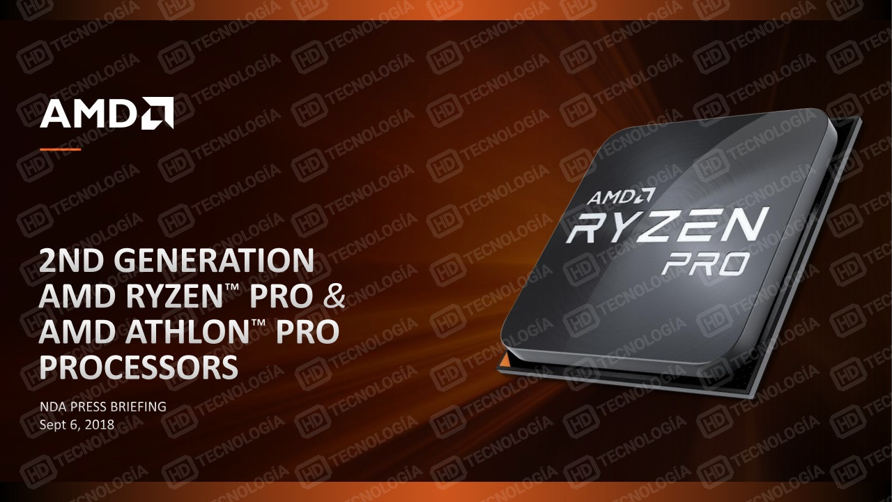 اطلاعات جدید از نسل دوم پردازنده‌های Ryzen Pro شرکت AMD