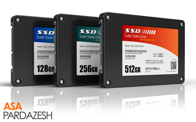 various ssd hard drives 1 مقایسه عملکرد هارد های SSD نسبت به هارد های HDD