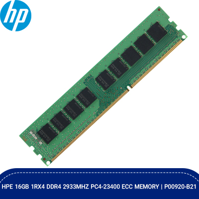 رم سرور اچ پی ای HPE 16GB 1RX4 DDR4 2933Mhz PC4-23400 ECC Memory | P00920-B21